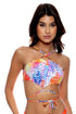 Luli Fama Dancing Queen Ring Halter Top